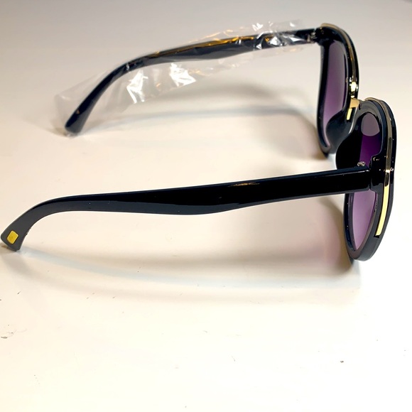 Cat Eye Sunglasses Smoke Black Sunnies - Picture 7 of 9